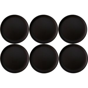 RAW desserttallerken, titanium black, 6 stk.