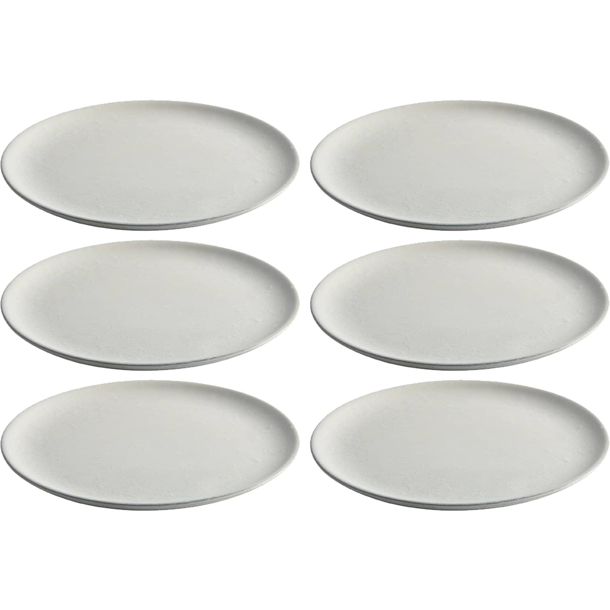 RAW frokosttallerken 23 cm, arctic white, 6 stk.