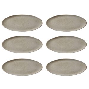 RAW frokosttallerken 23 cm, beige, 6 stk.