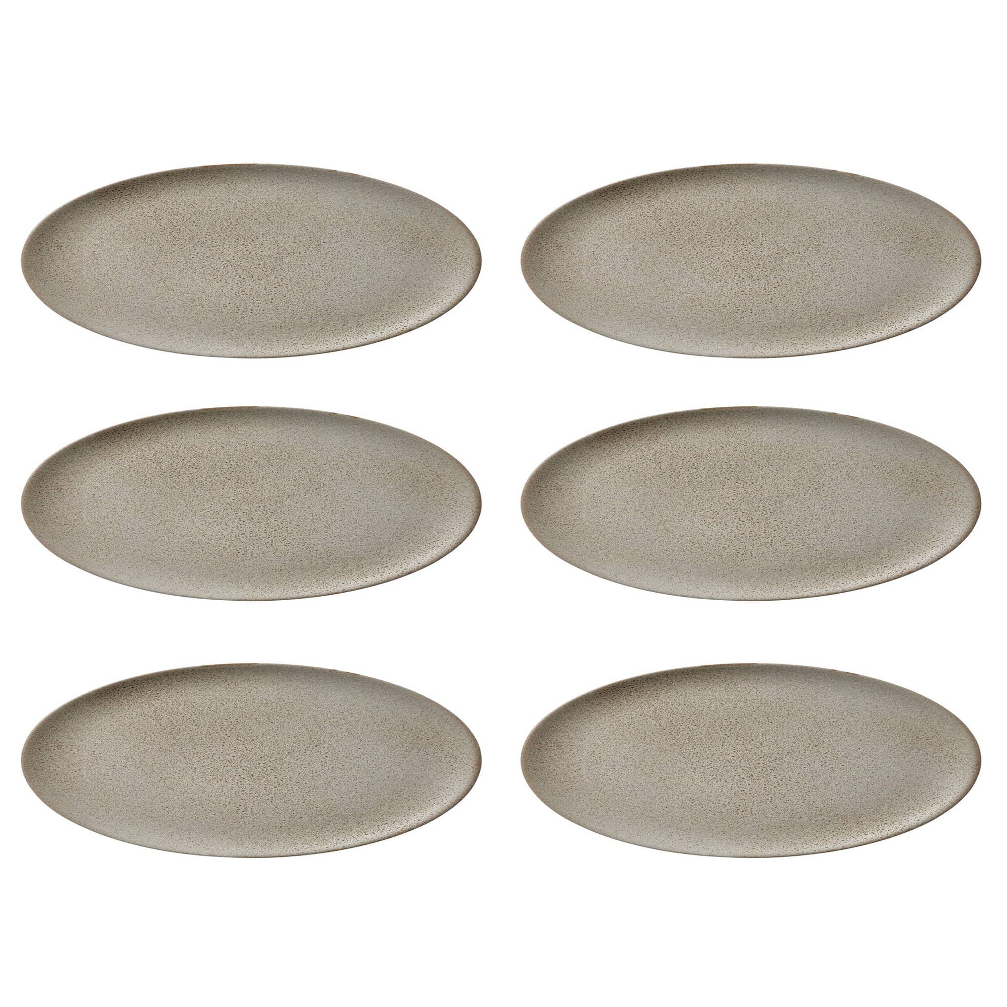 RAW frokosttallerken 23 cm, beige, 6 stk.