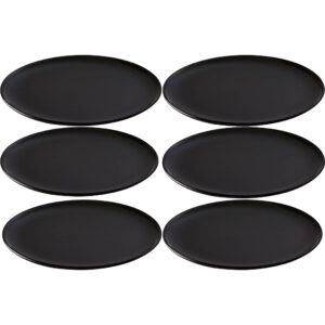 RAW frokosttallerken 23 cm, titanium black, 6 stk.
