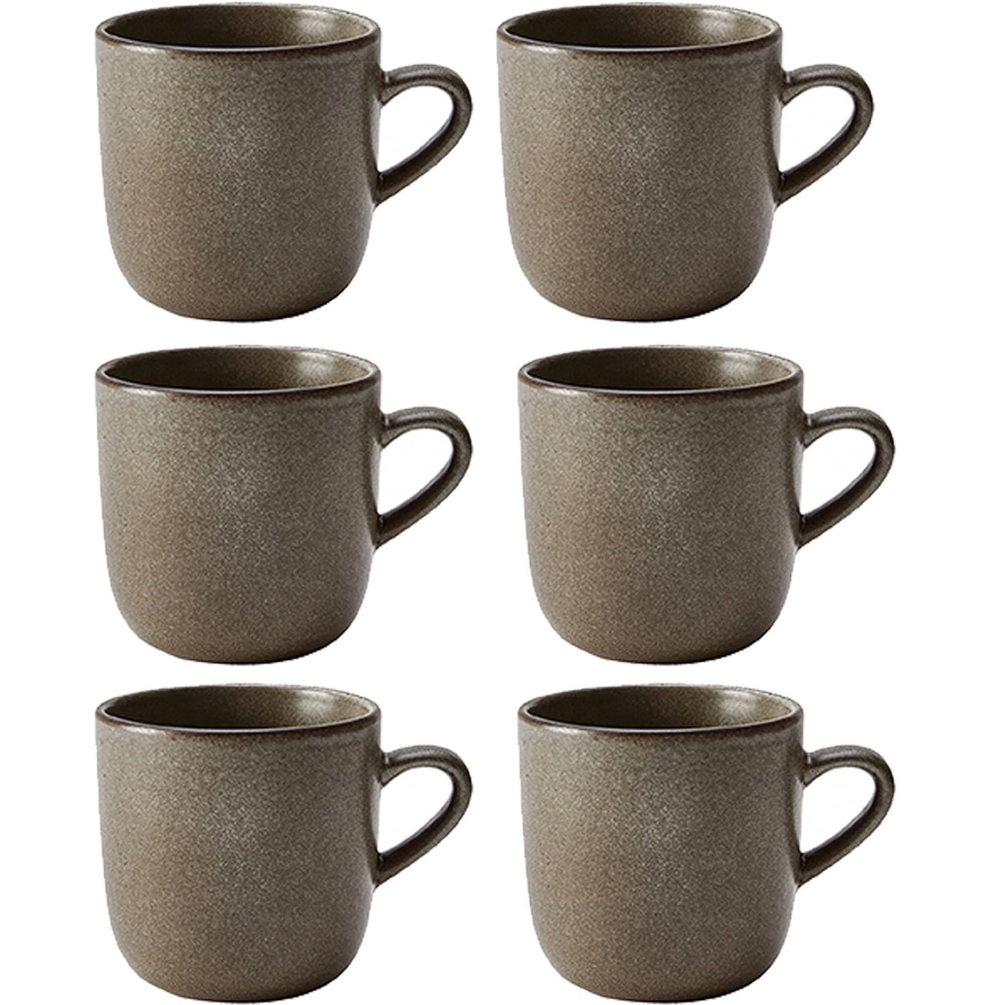 RAW kaffekop, 20 cl, forest brown, 6 stk.