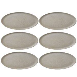 RAW middagstallerken 28 cm, beige, 6 stk.