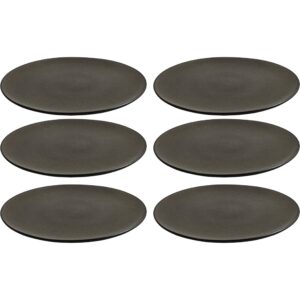 RAW middagstallerken 28 cm, forest brown, 6 stk.