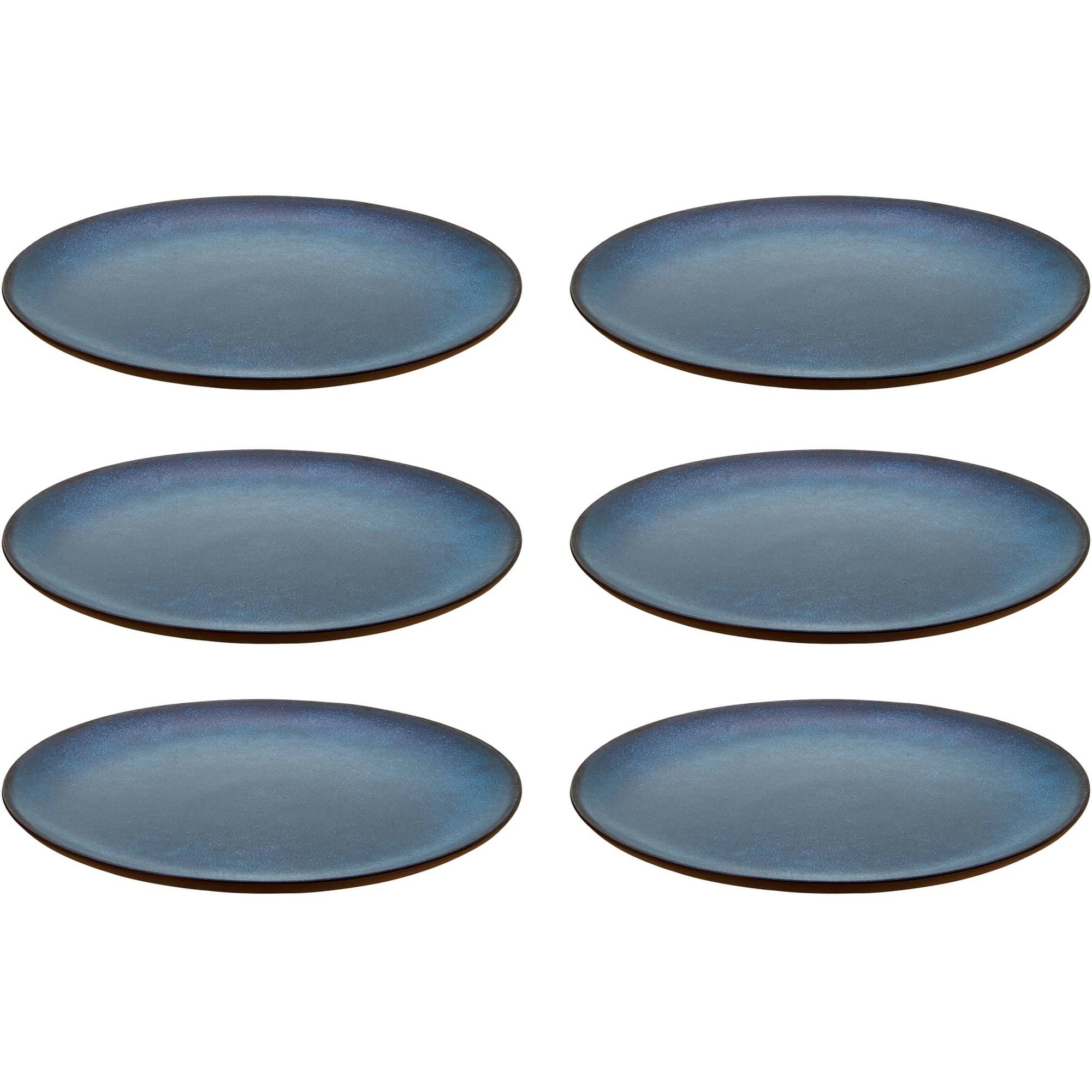 RAW middagstallerken 28 cm, midnight blue, 6 stk.