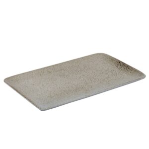 RAW rektangulær tallerken 23,5 x 15 cm, sandy beige