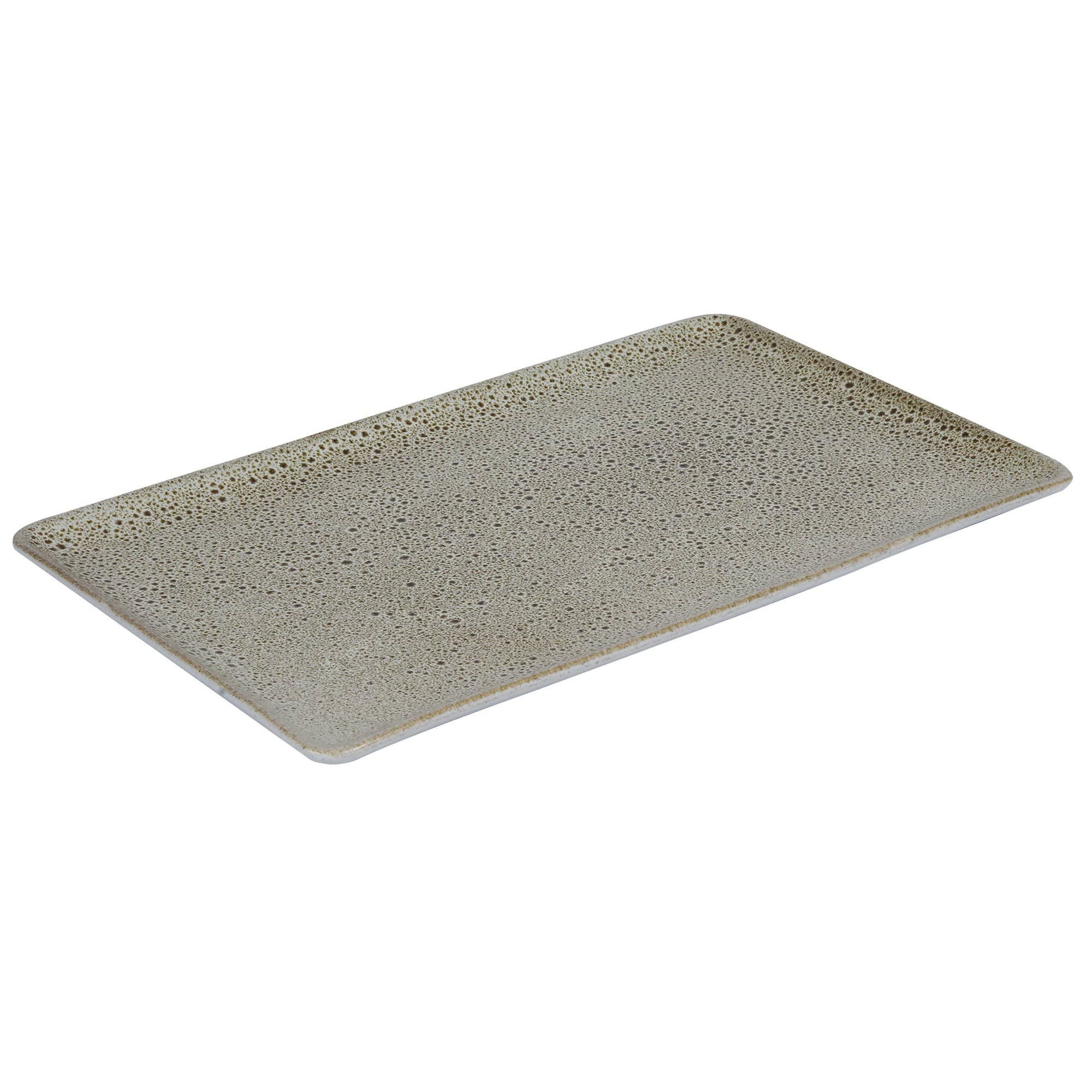 RAW rektangulær tallerken 31,5 x 20 cm, sandy beige