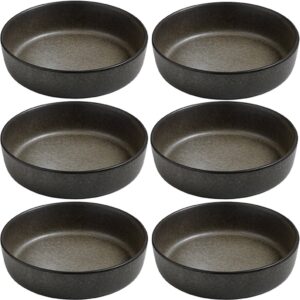 RAW suppetallerken, forest brown, 6 stk.