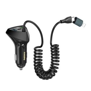 REMAX Cabled car charger RCC328 20V+22.5W PD+QC