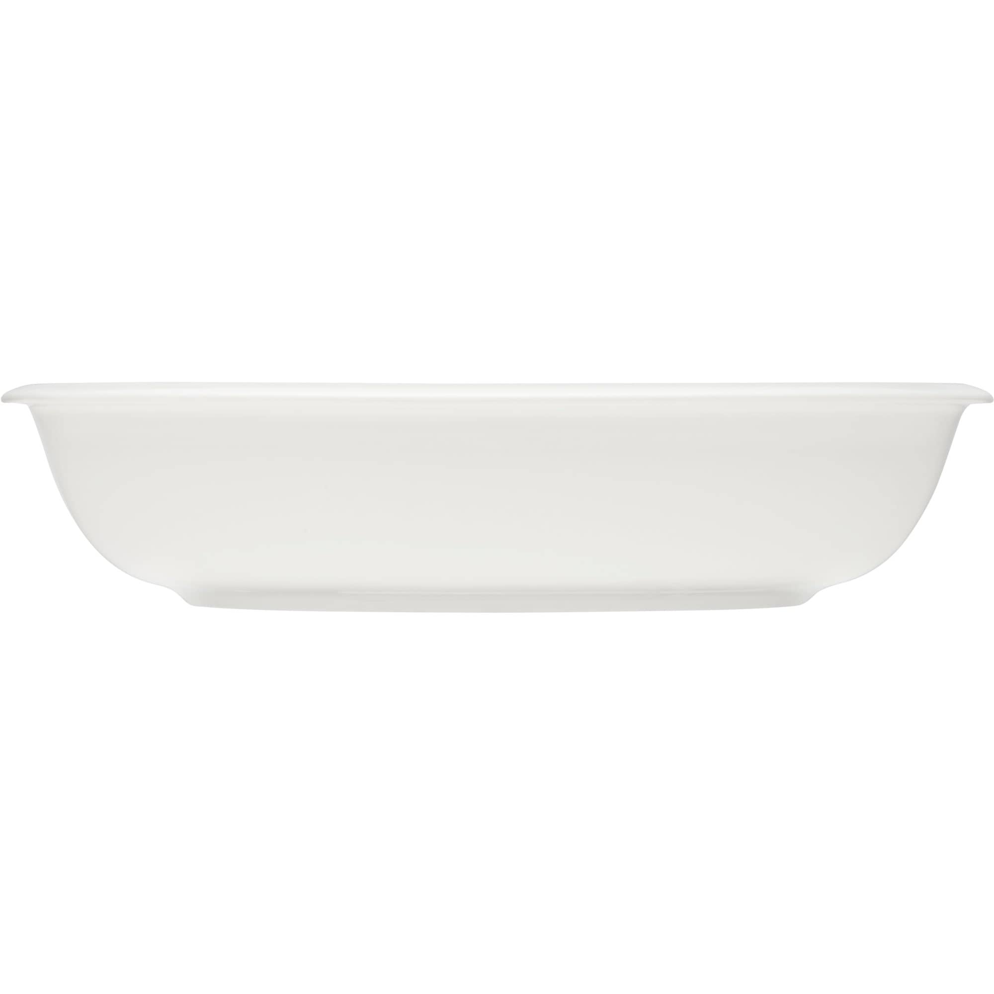 Raami oval serveringsskål 27 cm, hvid