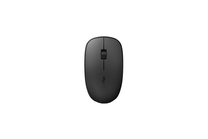 Rapoo M200 - mus - 2.4 GHz, Bluetooth 4.0, Bluetooth 3.0 - mørkegrå