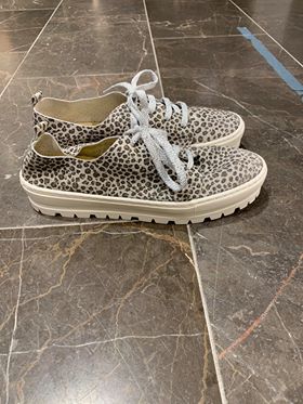 Relaxshoe, Sko med kraftig sål - Grå Leopard - 38