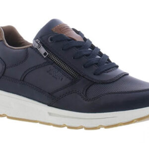 Rieker - Herresko m/snører og lynlås, 76-1052 - Blå - 45