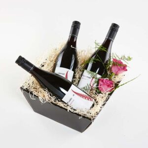 Rødvin i gavekasse - Send gavekurve og blomster med Bloomit