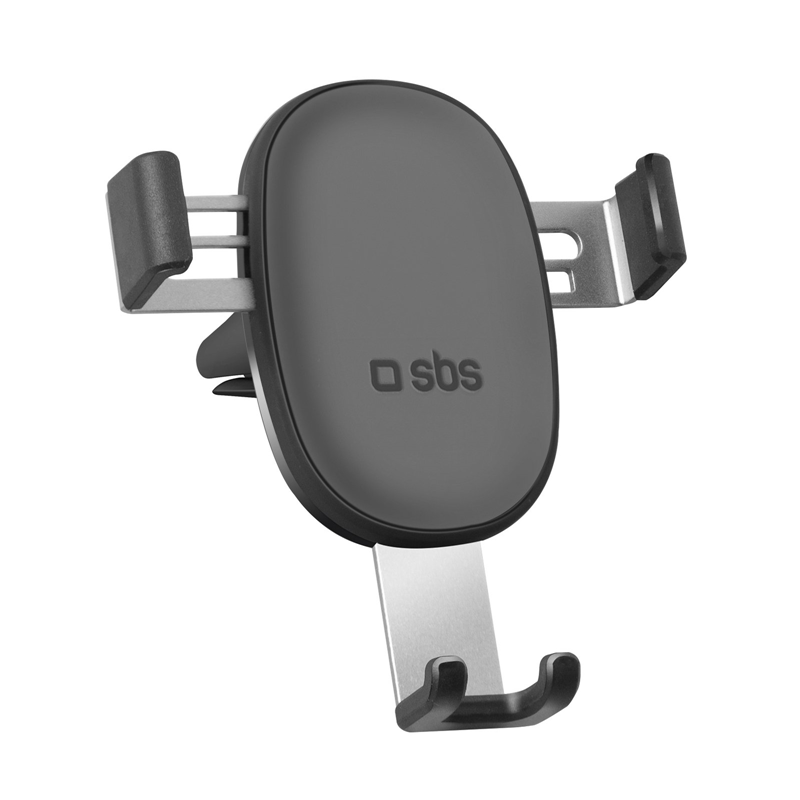 SBS Gravity mobilholder med automat. luk til luftdyse - Sort