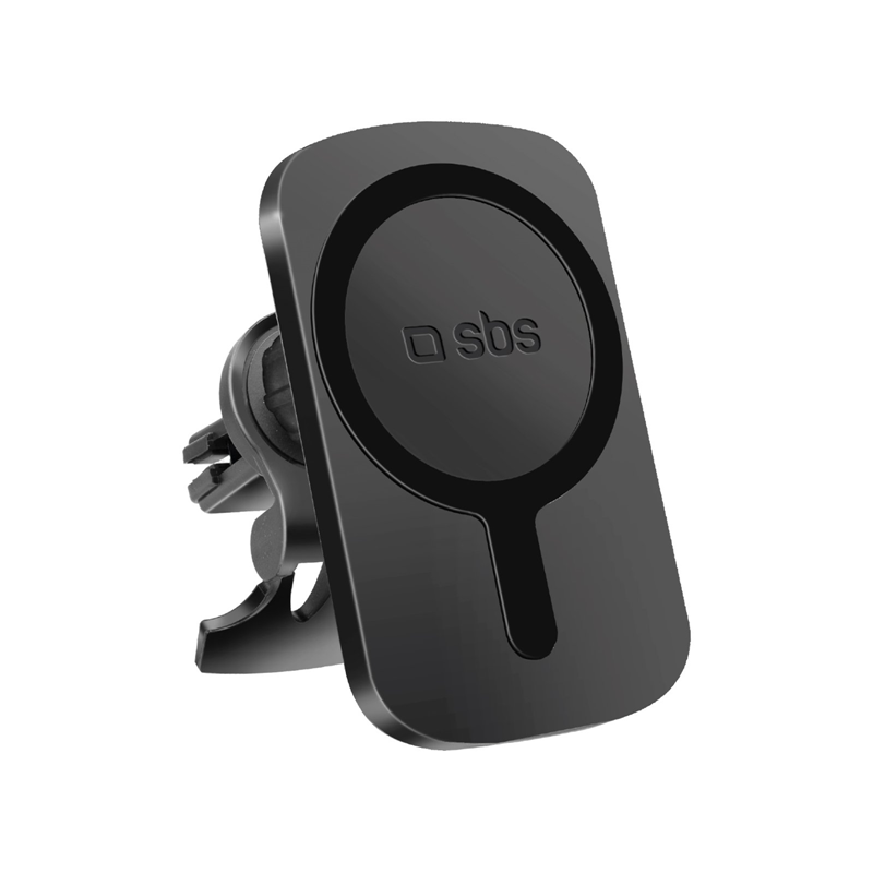 SBS magnetisk mobilholder og trådløs MagSafe oplader til luftdyse - Sort