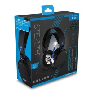 SONY DADC PS4/PS5 Stereo Gaming Headset - Shadow V Black - Wired Headset - Sony PlayStation 4