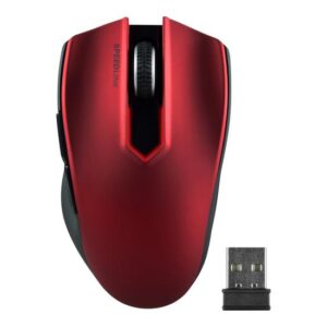 SPEEDLINK EXATI Auto DPI Mouse SL-630008-BKRD - mus - 2.4 GHz - sort, rød