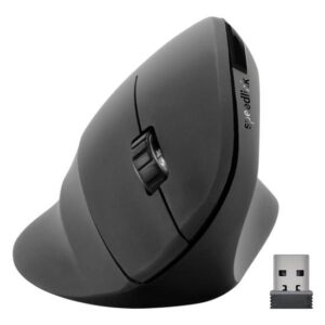 SPEEDLINK PIAVO - lodret mus - 2.4 GHz - sort gummi