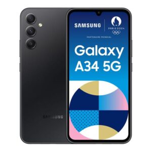 Samsung Galaxy A34 5G - fantastisk grafit - 5G smartphone - 128 GB - GSM