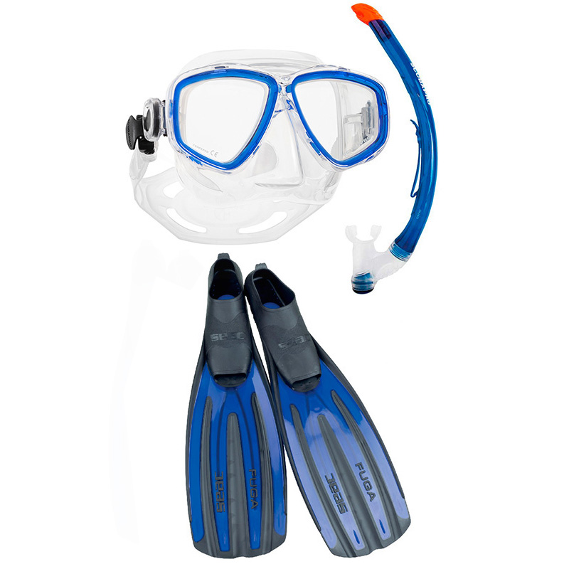 Scubapro snorkelsæt BRONZE med finner