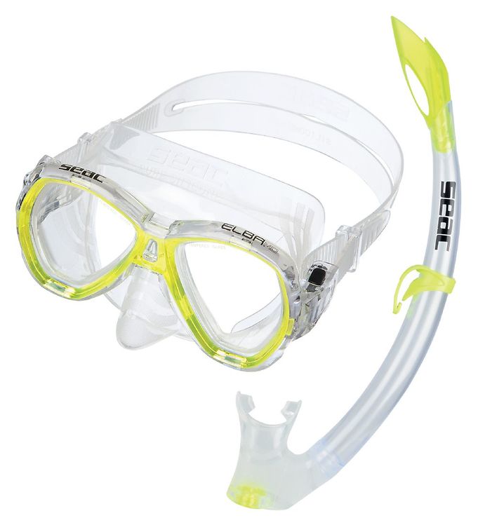 Seac Snorkelsæt - Elba MD - Gul