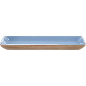 Serveringsfad rektangulært 38 x 14 cm, wood/ocean