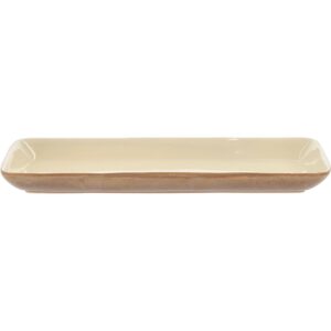 Serveringsfad rektangulært 38 x 14 cm, wood/sand