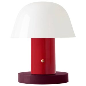 Setago Bærbar Lampe, maroon & grape