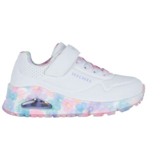 Skechers Sko - Uno Gen 1 - Fresh Blooms - Hvid/Multi
