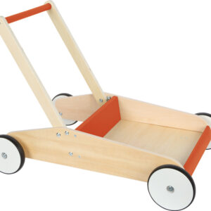 Small Foot - Gåvogn I Træ - Kobber Rød