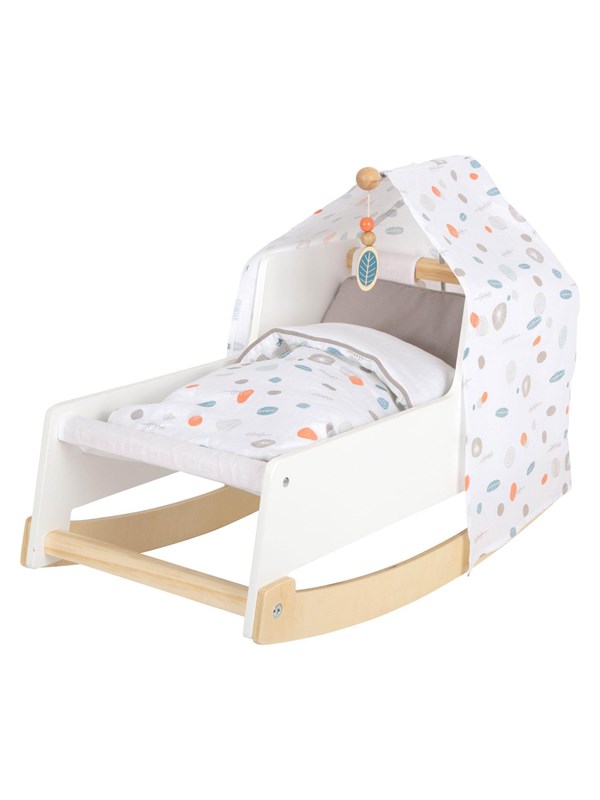 Small Foot - Wooden Swing Doll Bed Little Button