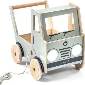 Smallstuff - Baby Gåvogn - Lastbil - Træ