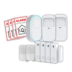 Smart Home Large Alarm System med Tuya app, Wifi (0-50M2) - iHero