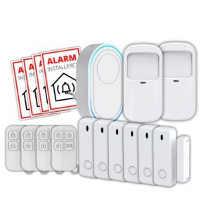 Smart Home Large Alarm System med Tuya app, Wifi (50-100M2) - iHero