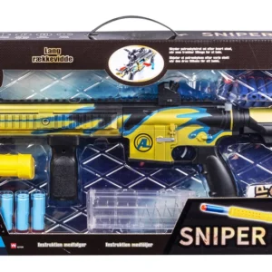 Sniper riffel med kikkert 74 cm