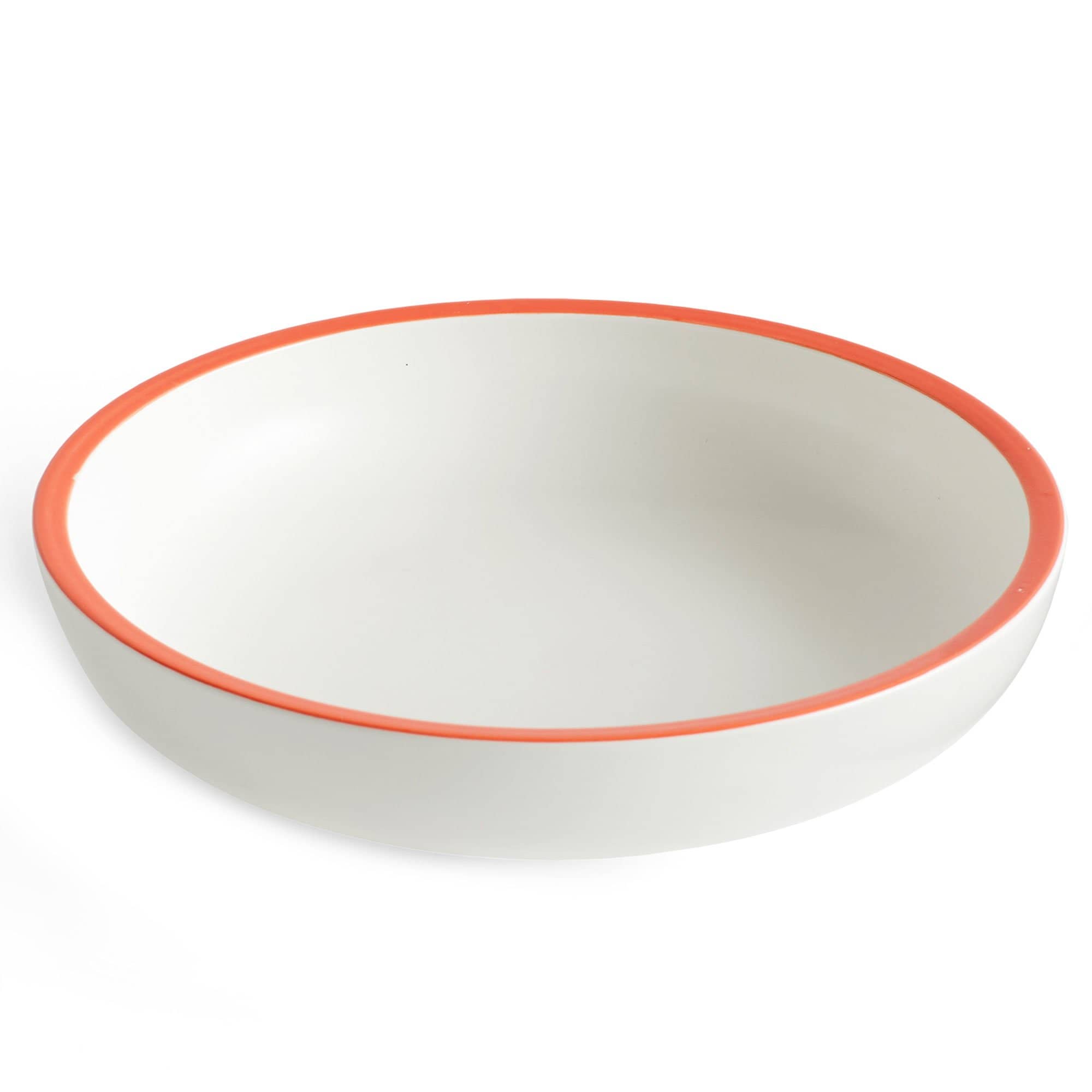 Sobremesa serveringsskål, small, hvid/rød