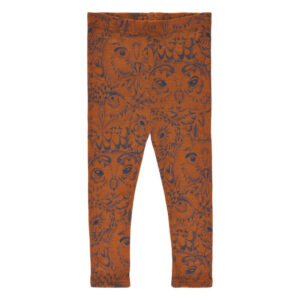 Soft Gallery - SGBaby Paula Hello Owl Wool Leggings Boy - Glazed Ginger - 68/6 mdr.