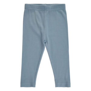Soft Gallery - SGBaby Paula Wide Rib boys Leggings - Dusty Blue - 68/6 mdr.