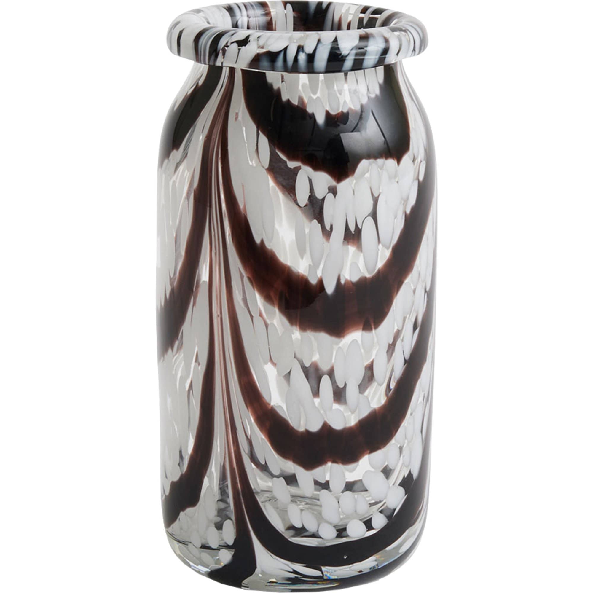 Splash Vase X-Small, Coffee & White