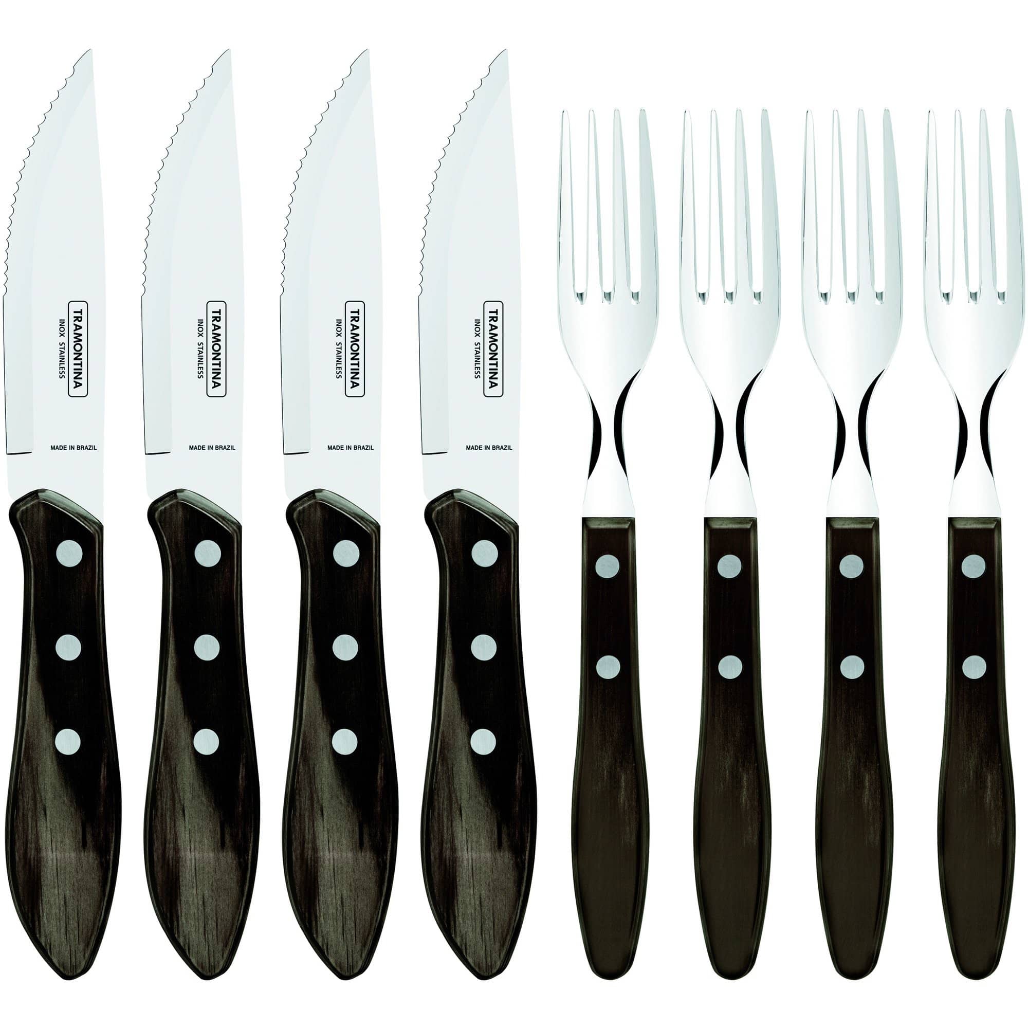 Steakbestik 8 dele 21,5 cm