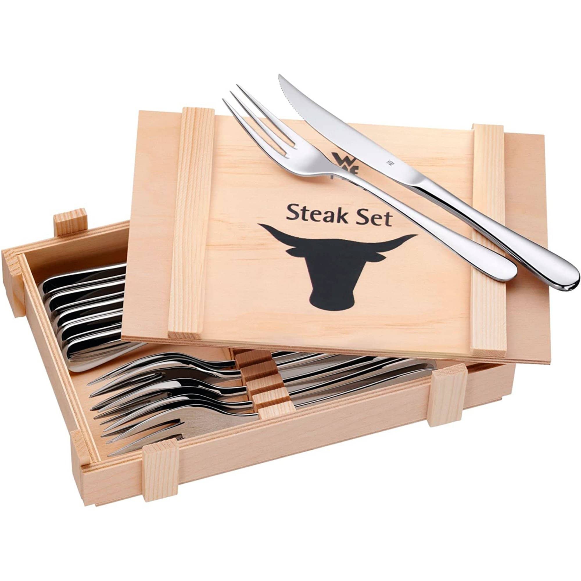 Steak/grill bestik, 12 dele