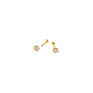 Stjerne øreringe sæt - #Starckly - 18 Karat forgyldt Sterling - 4 UGERS LEVERING