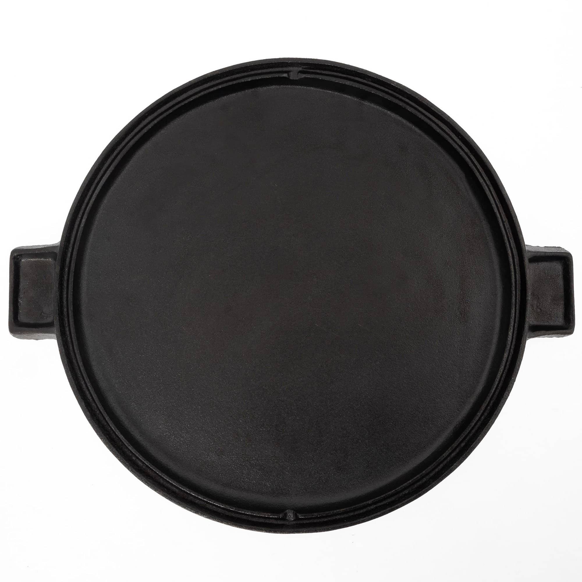 Støbejerns Grill og Stegeplade Rund 36 cm.