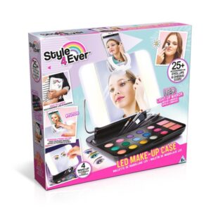 Style 4 Ever Makeup Etui med LED-lys