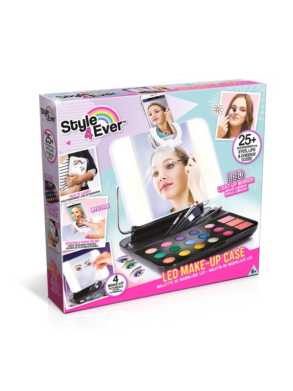 Style 4 Ever Makeup Etui med LED-lys