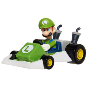 Super Mario Legetøjsbil - Mario Kart - Luigi