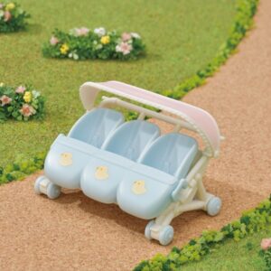Sylvanian Families Trillinge-klapvogn