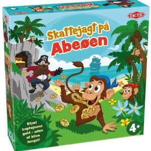 TACTIC Brætspil - Skattejagt På Abeøen - Dansk