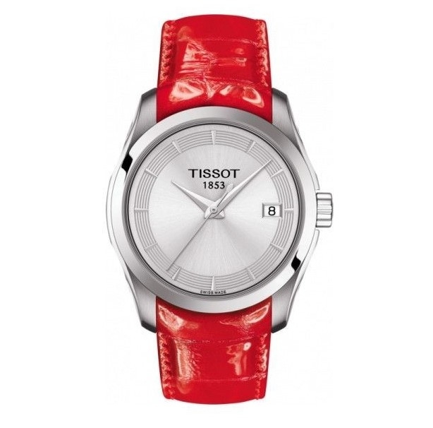 TISSOT Quartz T-Classic Couturier Red Dameur